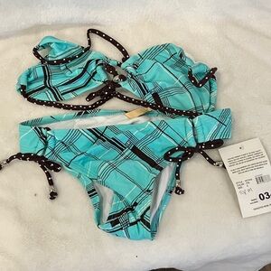 Hobie Aqua and Pink Bikini Set